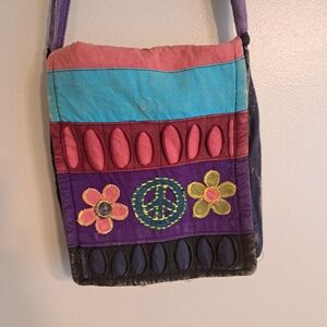 Colorful Hippie Patchwork Shoulder Bag